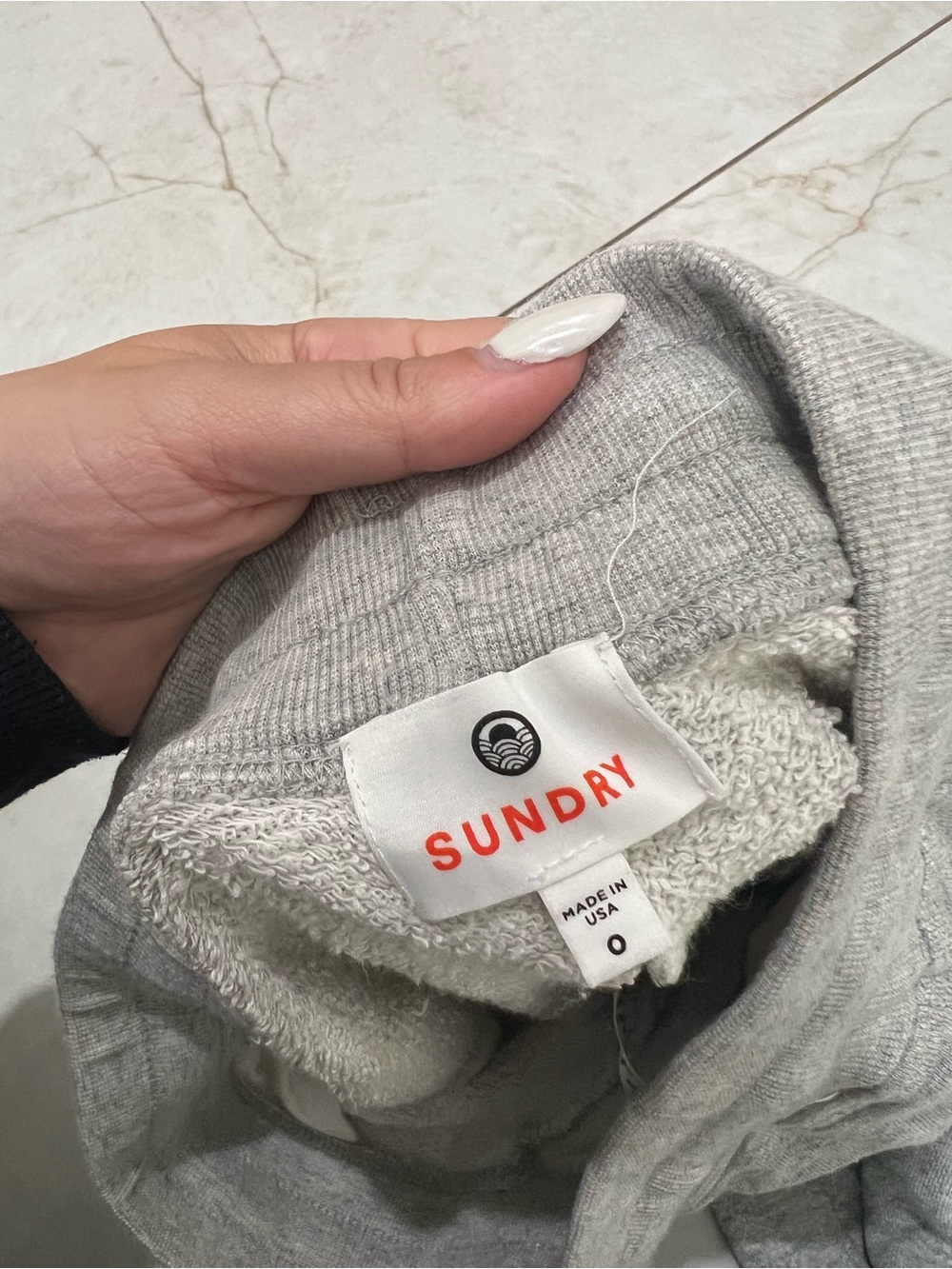 Sundry Gray Striped Jogger Sweatpants Size 0 - Picture 3 of 4